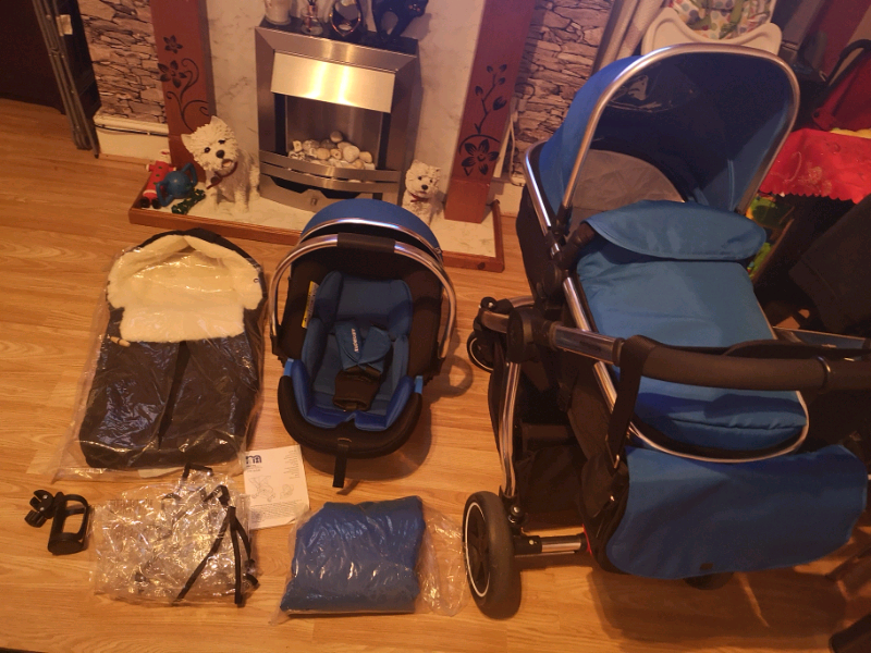 mothercare journey 4 wheel chrome travel system